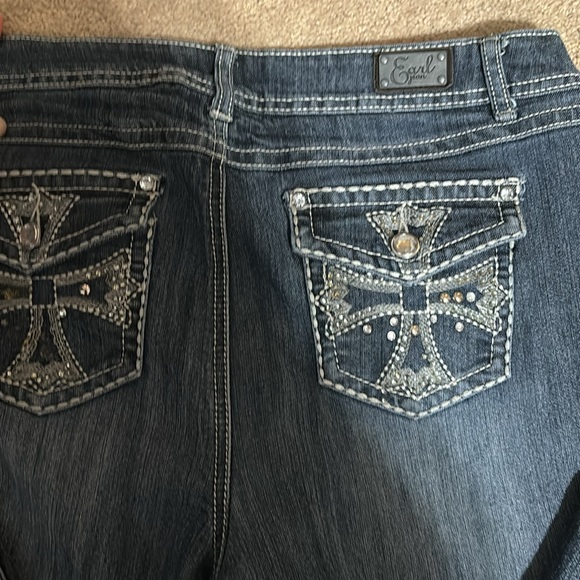Earl Jeans Jeans Earl Jeans Bootcut Denim Jeans Crosses And